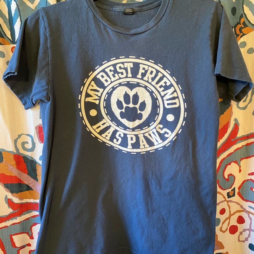 Dog Lover Paw Print T-shirt